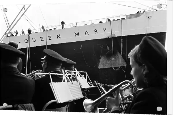 The Cunard White Star liner Queen Marys last Atlantic run. 27th September 1967