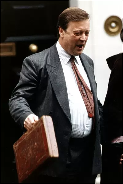 Kenneth Clarke Home Secretary Conservative politician leaving number eleven Downing