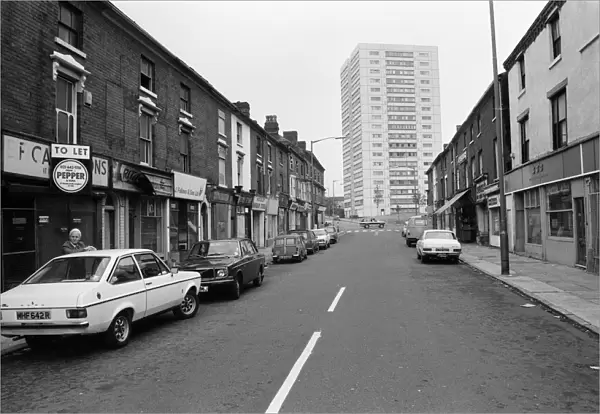Street Scene, Ladywood, Birmingham, 15th August 1977