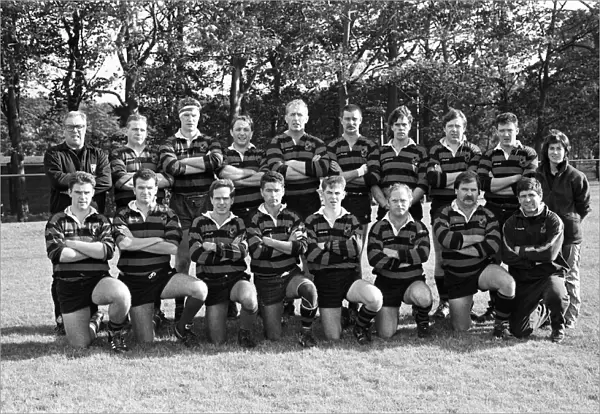 YMCA Rugby Union Team at Laund Hill, Huddersfield, Saturday 5th October 1991