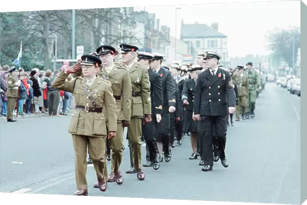 Remembrance Day Parade, Middlesbrough, Sunday 10th November 1991