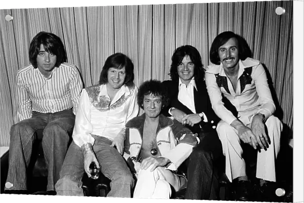 British pop group, The Hollies. 1st March 1976