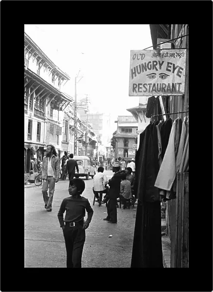 The Old Hungry Eye Restaurant on Freak Street, Katmandu
