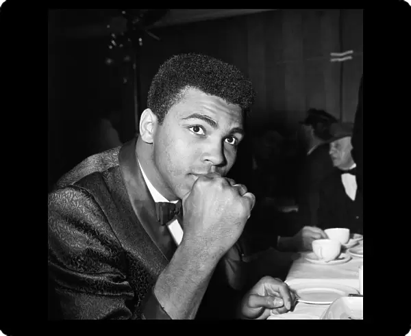 American world champion heavyweight boxer Muhammad Ali (formerly Cassius Clay