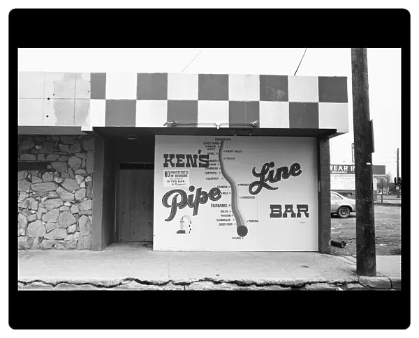 Kens Pipeline Bar in Fairbanks Alaska USA December 1977
