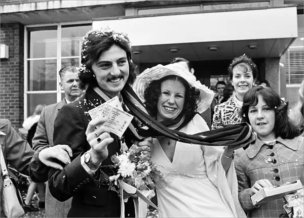 The wedding of Martyn and Pamela Preece at Birmingham Register Office