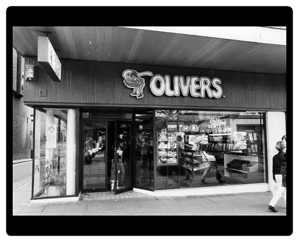 Olivers, Northumberland Street, Newcastle. 27th April 1990