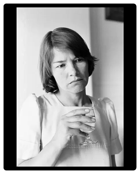 Glenda Jackson, actress, toasts to the success of the Old Vic theatre