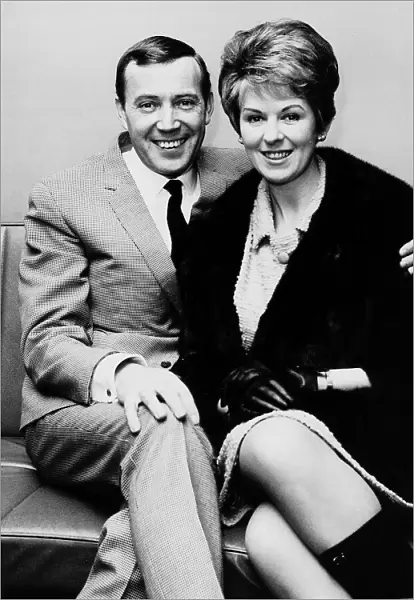 Val Doonican singer and entertainer with wife Lynn Dbase