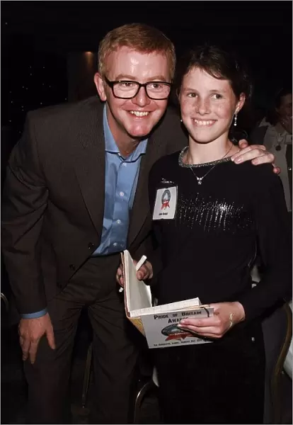 Chris Evans and Josie Russell May 1999 at the Mirror Pride of Britain Awards 1999
