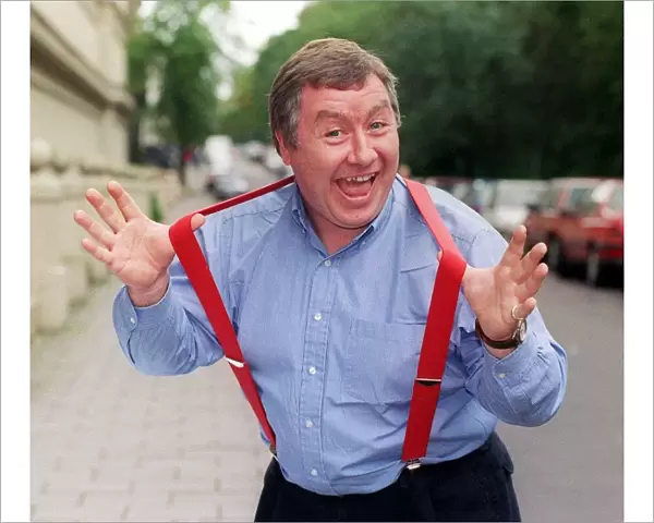 Gregor Fisher wearing red braces September 1999