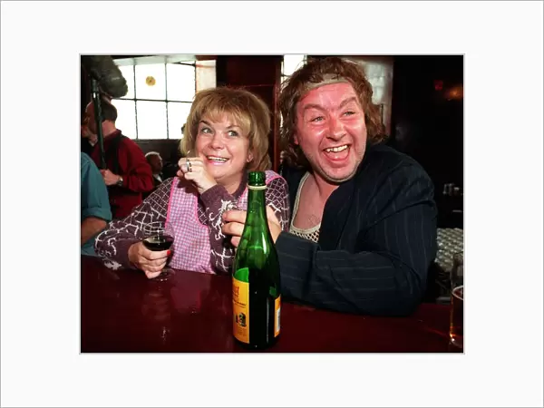 Rab C Nesbitt Elaine C Smith and Gregor Fisher as Rab and Mary in TV series