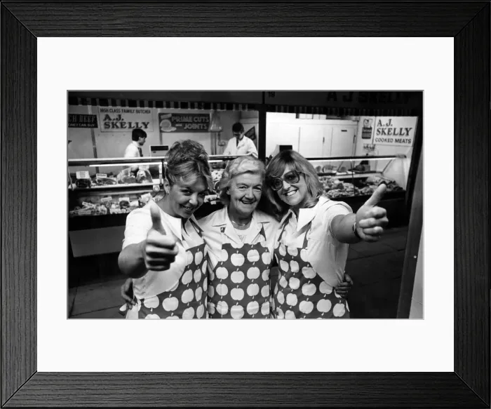 Framed Print : St Johns Market Print, Liverpool 1980 Framed Print : St Johns Market Print, Liverpool 1980