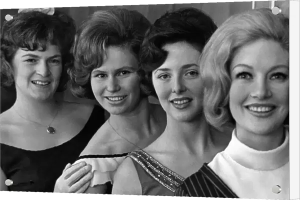 Birmingham Press Club Queen Candidates, 10th October 1962