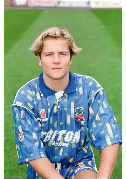 Mark Cooper, Birmingham City football player at a team photo call. 4th August 1992