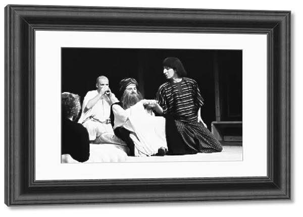 A young Alan Rickman (Far Right) in Antony and Cleopatra at the RSC in Stratford directed