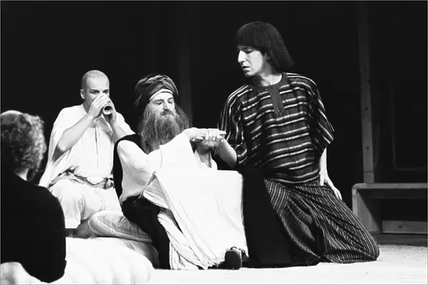 A young Alan Rickman (Far Right) in Antony and Cleopatra at the RSC in Stratford directed