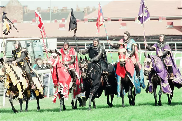 Charity race day at Redcar, Tees Valley, North Yorkshire, England, 27th August 1995