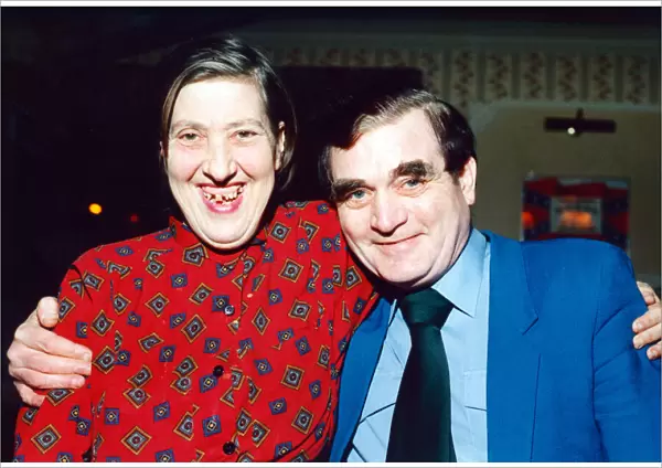 Jarrow Elvis aka Joe Allen and his wife. 1992