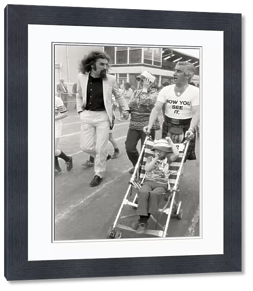 Billy Connolly, Charity Walk, Scotstoun, Glasgow, Scotland, 9th June 1982