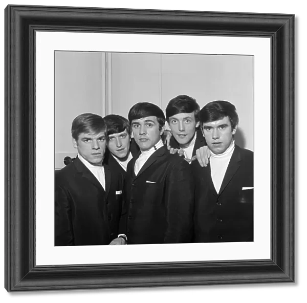 The Dave Clarke Five. Left to right: Lenny Davison (guitar