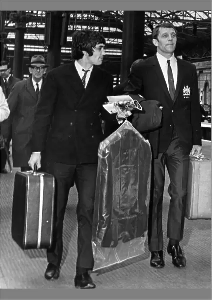 George Best & David Herd, Manchester United Football Players