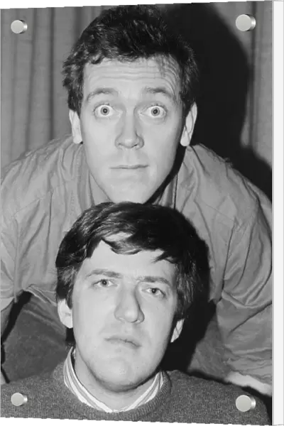 Picture shows Stephen Fry (buttom) and Huge Laurie (above)