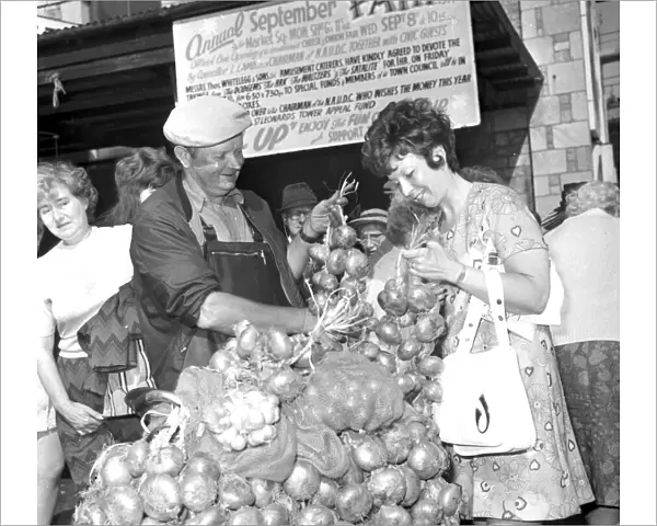 Cheese and Onion fair at Newton Abbot in September 1971