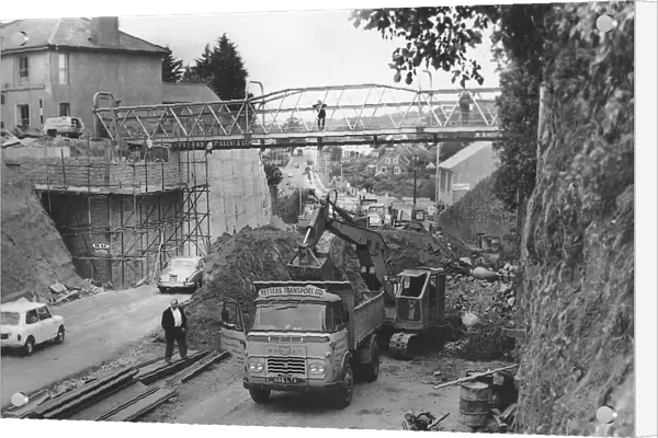 he demolition of the original Kingskerswell Arch on the Newton Road in 1964. Torquay