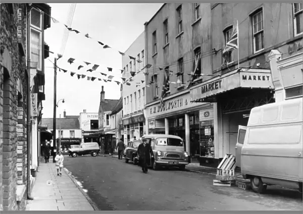 Woolworths in Pentrbane Street, Caerphilly. 22nd June 1962