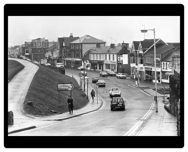 Castle Street, Caerphilly. 23rd March 1987