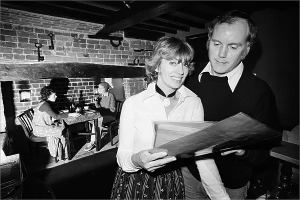 Actor Kenneth Cope with his wife Renny in their restaurant called Marthas Kitchen