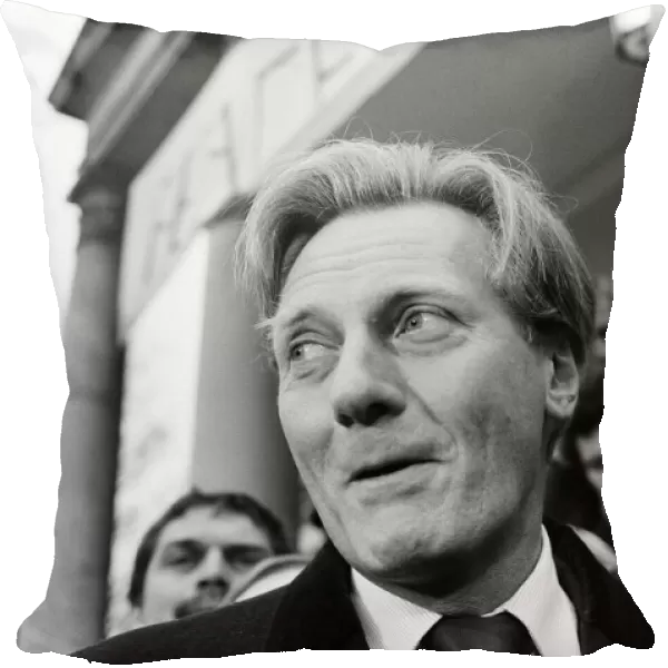 Michael Heseltine, Secretary of State for Defence, during his walk about in Lewisham