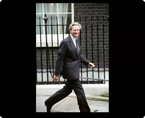 Michael Heseltine pictured outside Number 10 Downing Street