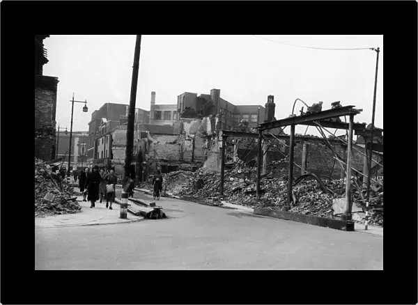 The Thornton Varley site, Brook Street, Hull 8th May 1941
