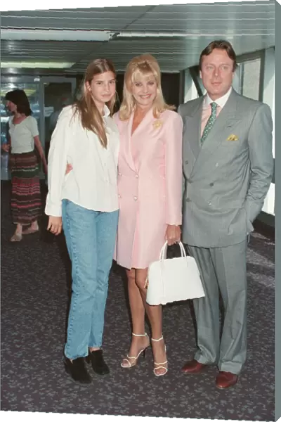 Ivanka Trump (14 years old - left) with her mother Ivana Trump (right