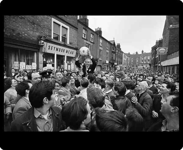 The traditional Royal Shrovetide Football Match, a 'medieval football'