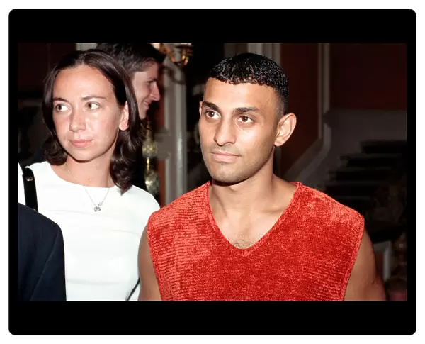 Prince Naseem Hamed attending the Elite Model Look of the Year competition
