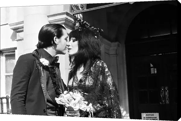 Punk rock wedding at Acton Town Hall of The Damned frontman Dave Vanian, 20
