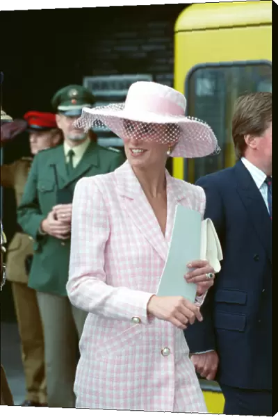 HRH The Princess of Wales, Princess Diana, and HRH The Prince of Wales visit Munster in
