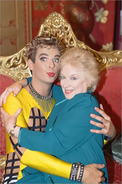 June Whitfield and Julian Clary. 15th September 1992