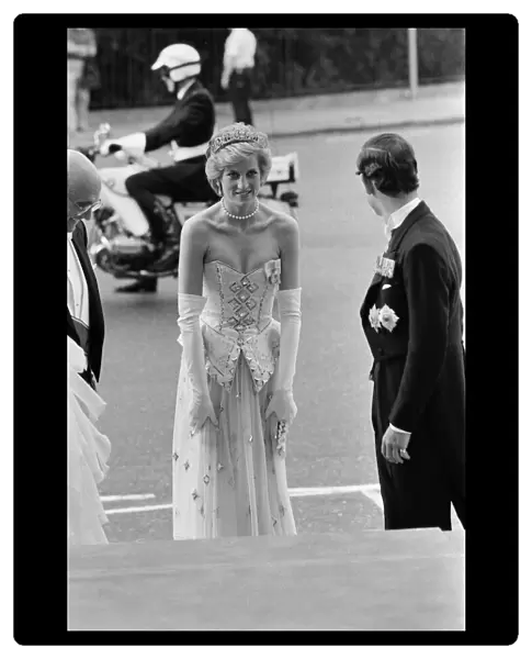 HRH Princess Diana, The Princess of Wales and HRH Prince Charles, The Prince of Wales