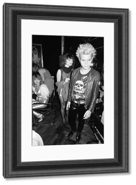 Billy Idol at the new nightclub Stringfellows in Covent Garden, London. 1st August 1980