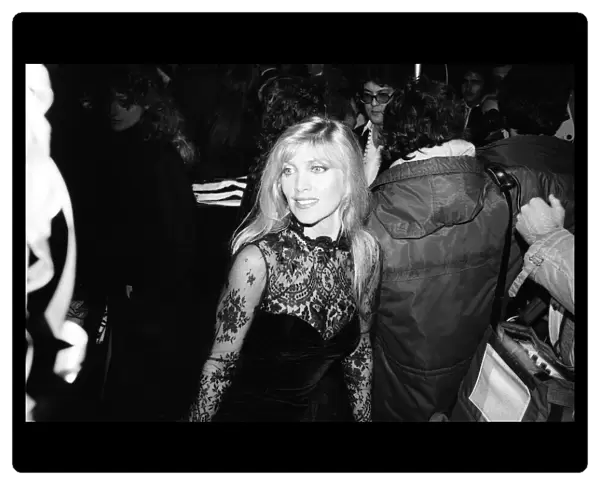 Lynsey de Paul at the opening of The London Hippodrome nightclub. 17th November 1983