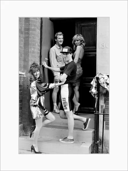 Boppin cycling shorts fashion. 3rd September 1986