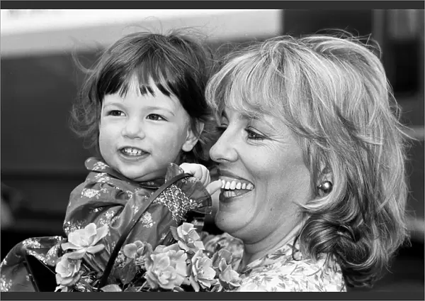 Esther Rantzen pictured with her daughter Emily at the Chelsea Flower Show