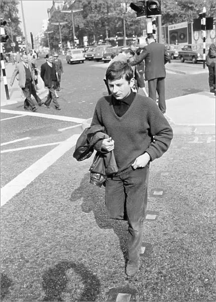 Roman Polanski, french polish film director in the UK filming 1965 British psychological