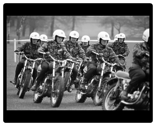 Royal Signals White Helmet Motorcycle Display Team, Darlington
