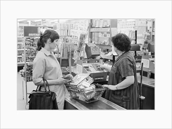 Tesco Supermarket, Elephant and Castle, London, Monday 24th February 1969