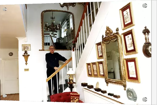 Spike Milligan comedian in his Sussex house A©Mirrorpix 10th April 1991